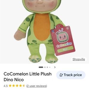 CoComelon Plush Dino Nico - Green Delight